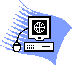 Computer azzurro
